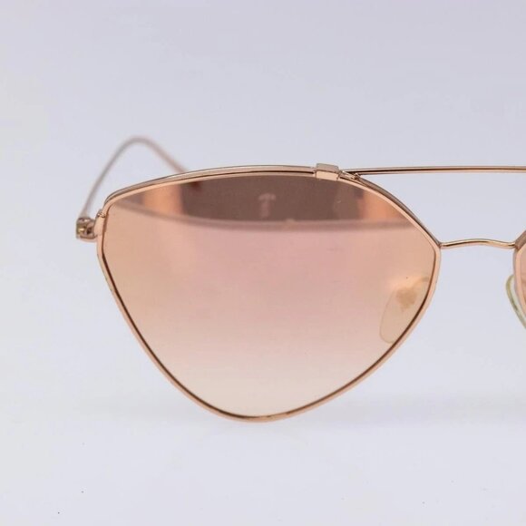PRADA Sunglasses metal Gold Auth sw1398 main image 10